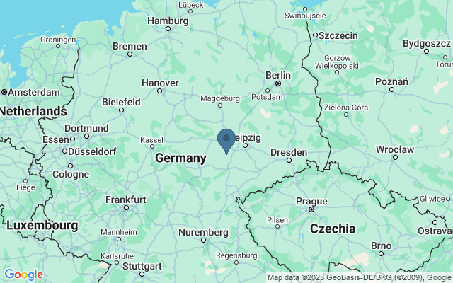 Kaart met locatie Rathaus Naumburg
